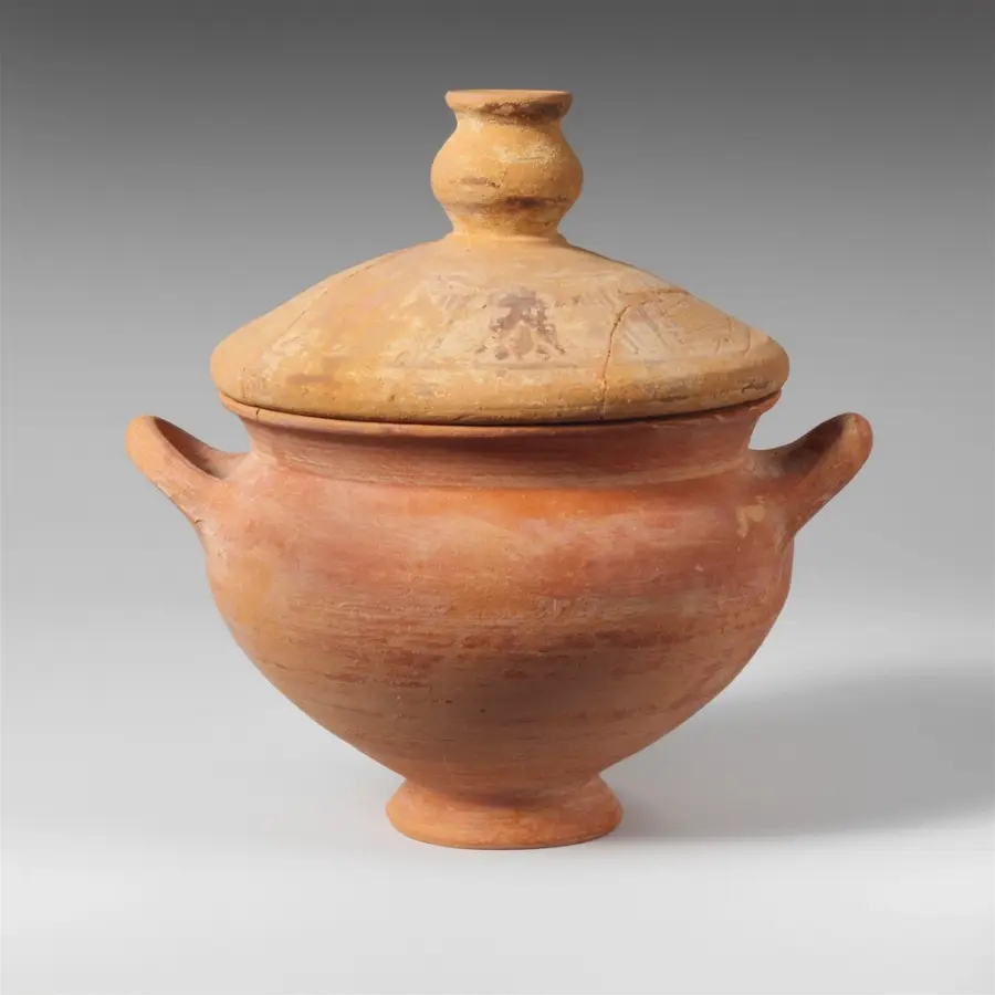 Lidded Clay Handi