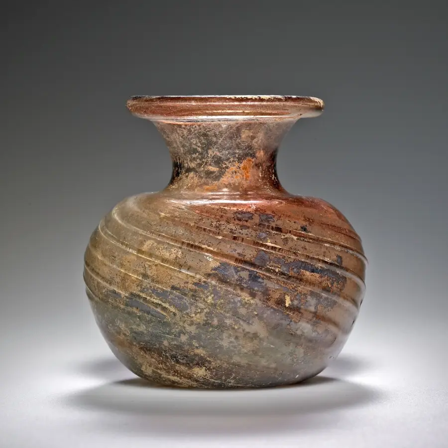 Glazed Stoneware Vase